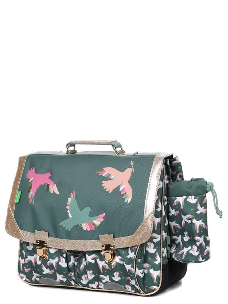 CARTABLE 38CM 2B TANN'S NOEMIE VERT