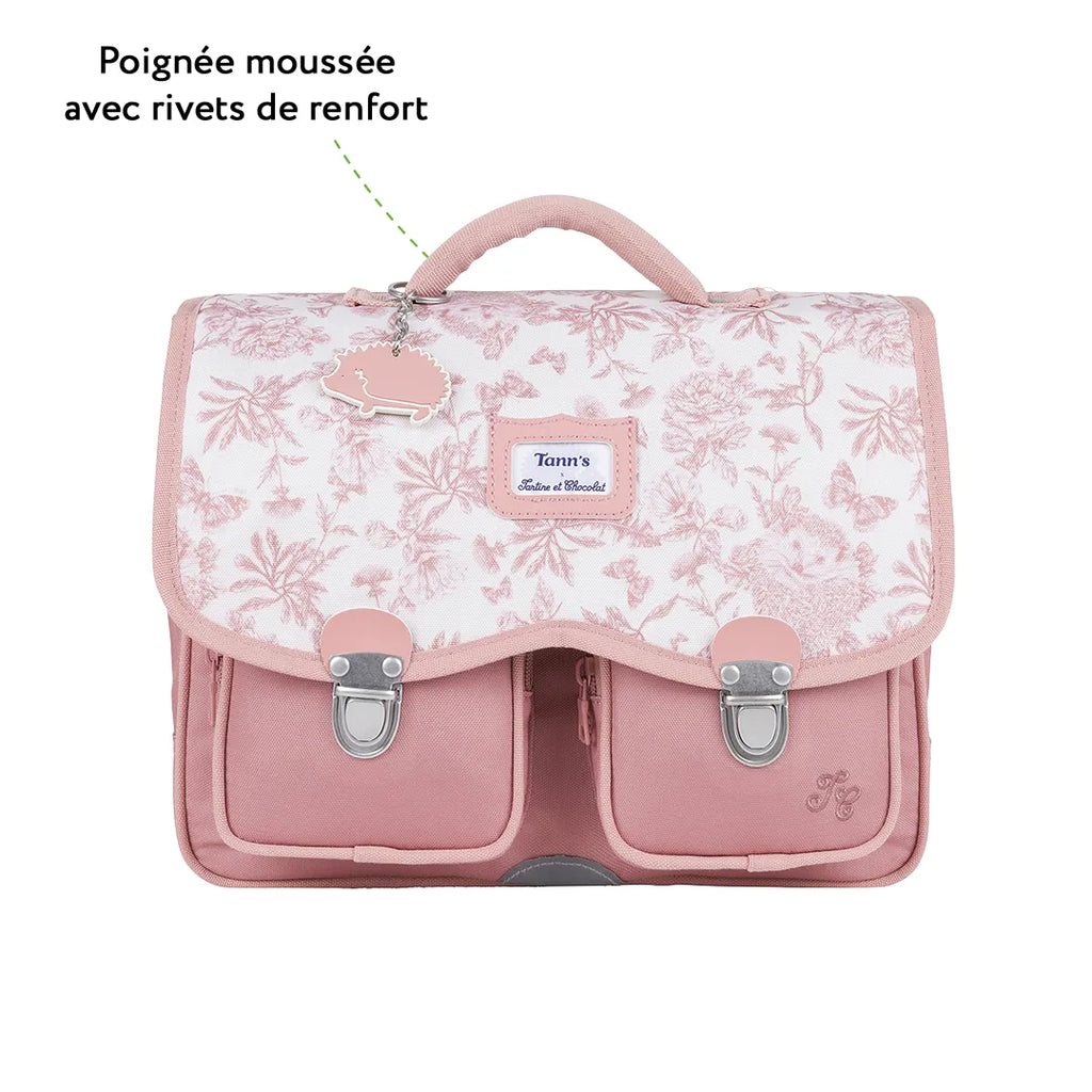 CARTABLE 33CM TANN'S X TARTINE & CHOCOLAT TOILE DE JOUY TERRACOTTA