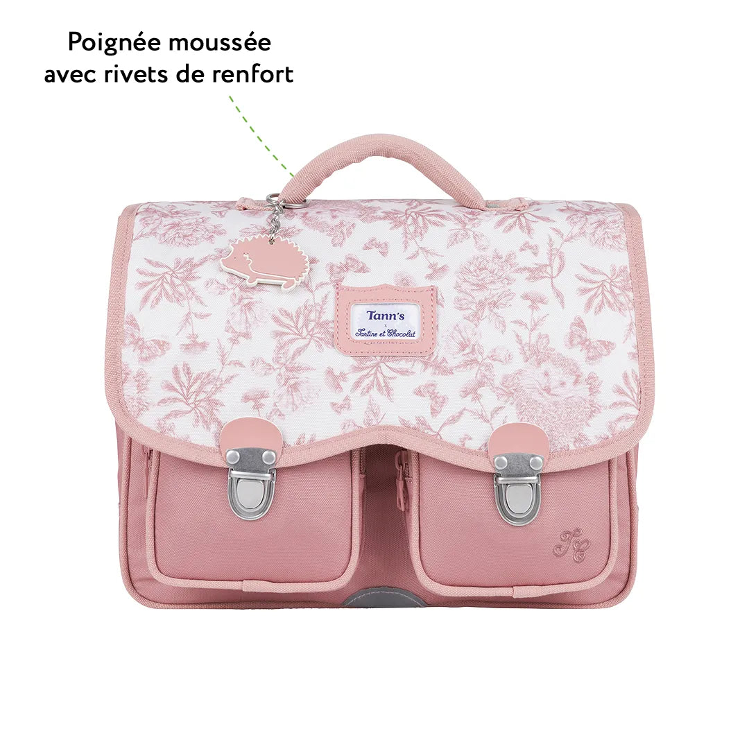 CARTABLE 33CM TANN'S X TARTINE & CHOCOLAT TOILE DE JOUY TERRACOTTA
