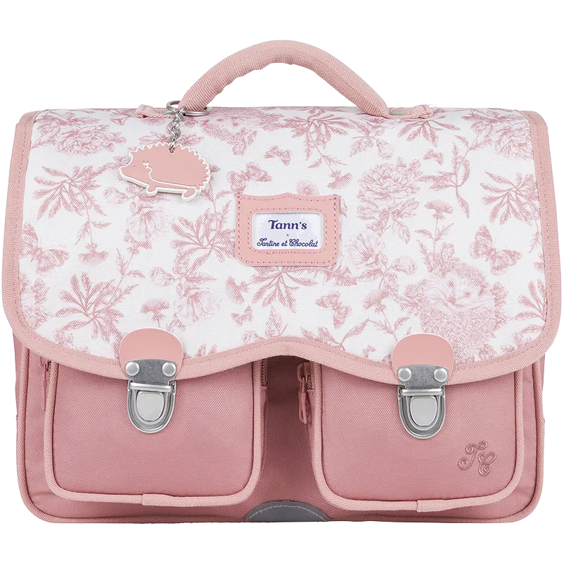 CARTABLE 33CM TANN'S X TARTINE & CHOCOLAT TOILE DE JOUY TERRACOTTA